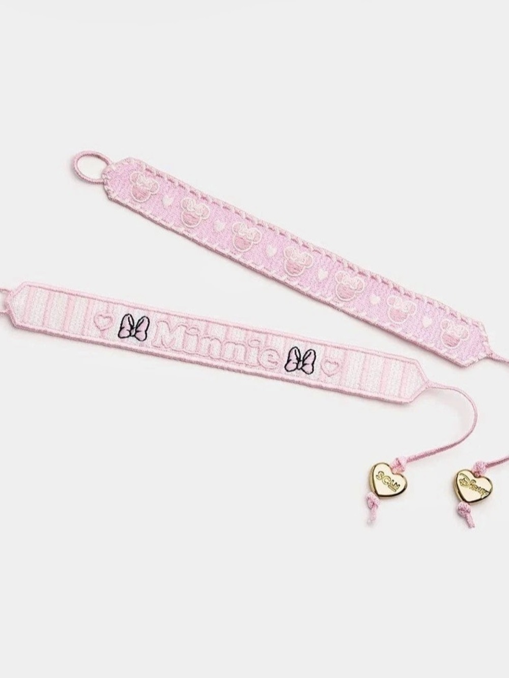 Disney Stoney Clover Lane x Disney Minnie Mouse Pink Bracelet Set NWT
